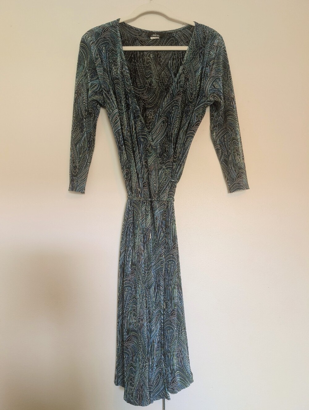 Blue Wrap Dress